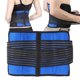 thumbnail image 5 of Cinturón ajustable para ejercicio, cinturón de cintura para Fitness con soporte para columna vertebral de madera (azul + negro) azul + negro S, 5 of 8