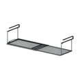 thumbnail image 1 of Organizador extensible debajo del gabinete, estante organizador para refrigerios en el mostrador de la oficina negro, 1 of 8
