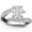 Platinum, variant on 1.5 Caratw Oval Cut Micropave Split Shank Platinum Diamond Engagement Ring (H-I Color I1-I2 Clarity 1 Ct Center)
