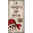 thumbnail image 2 of Kimberly, Allen 18x32 White Modern Wood Framed Museum Art Print Titled - Pirate A, 2 of 4