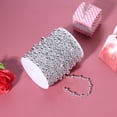 thumbnail image 4 of 20m Artificial Faux Pearl Bead String for Christmas Tree Wedding Curtain DIY DecorationSilver, 4 of 7