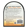 thumbnail image 4 of Van Der Hagen Basics Double Edge Razor Blades, Stainless Steel, Men, 10 Count, 4 of 7
