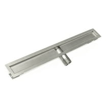 Infinity Drain 24" OCH 6524 SS Linear Drain Channel: Satin Stainless