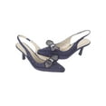 thumbnail image 3 of Women's Low Heel Closed Toe Slingback Pumps Bowknot Comfortable Dress Shoes-Navy-8, 3 of 3