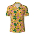 thumbnail image 2 of Daiia Strawberry Pattern Men’s Polo Shirts,Solid Deck Shirt,Classic Fit, Breathable Cotton Polo for Casual and Sport Wear-4X-Large, 2 of 7