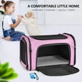 thumbnail image 2 of Pet Dog Cat Carrier Bag for Medium Small Dog Cat with Washable Cozy Bed Locking Safety Zipper Shoulder Strap Airline Approved Pet Carrier Portable Collapsible Puppy Carrier Escape Proof, 2 of 8