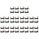thumbnail image 1 of Gancho de cuerda de afinación hierro chapado/3/piezas de instrumentos musicales de repuesto 4 Uds, 1 of 9