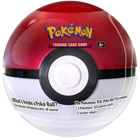 Pokemon 2025 Poke Ball Pokeball Tin Set
