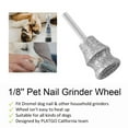 thumbnail image 3 of Diamond Dremel Dog Nail Grinder Attachment, Diamond Rotory Bit for Dogs&Pets Nail Care, 1/8'' Pet Nail Grinder Wheel Work with Dremel Sanding Drums for Animals Nail Care & Home Grinder Tools, 3 of 7