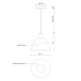 thumbnail image 2 of Kuzco Lighting 493513 Irving 13" Wide Pendant - Blue, 2 of 2
