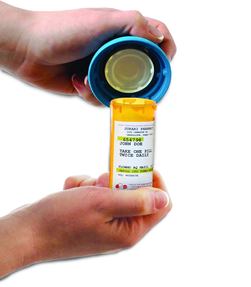  Jokari Easy Open Prescription Medicine Bottle Opener and Built  in Magnifying Glass 3 Pack. Helps Read Medical Pharmacy Label Print to  Ensure Taking Correct Pills and Dosage. Unscrews Caps Easily Too. 