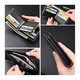 thumbnail image 3 of Cartera De Cuero Con Monedero Cierre Para Hombre Minimalista Xtellar Color Negro, 3 of 3