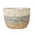thumbnail image 2 of Jovati Seagrass Basket Planters, Flower Pots Cover Storage Basket Plant Containers Hand Woven Basket Planter with Plastic Liners Straw Flower Pot for Indoor Outdoor Plant Flower Pots, 2 of 4
