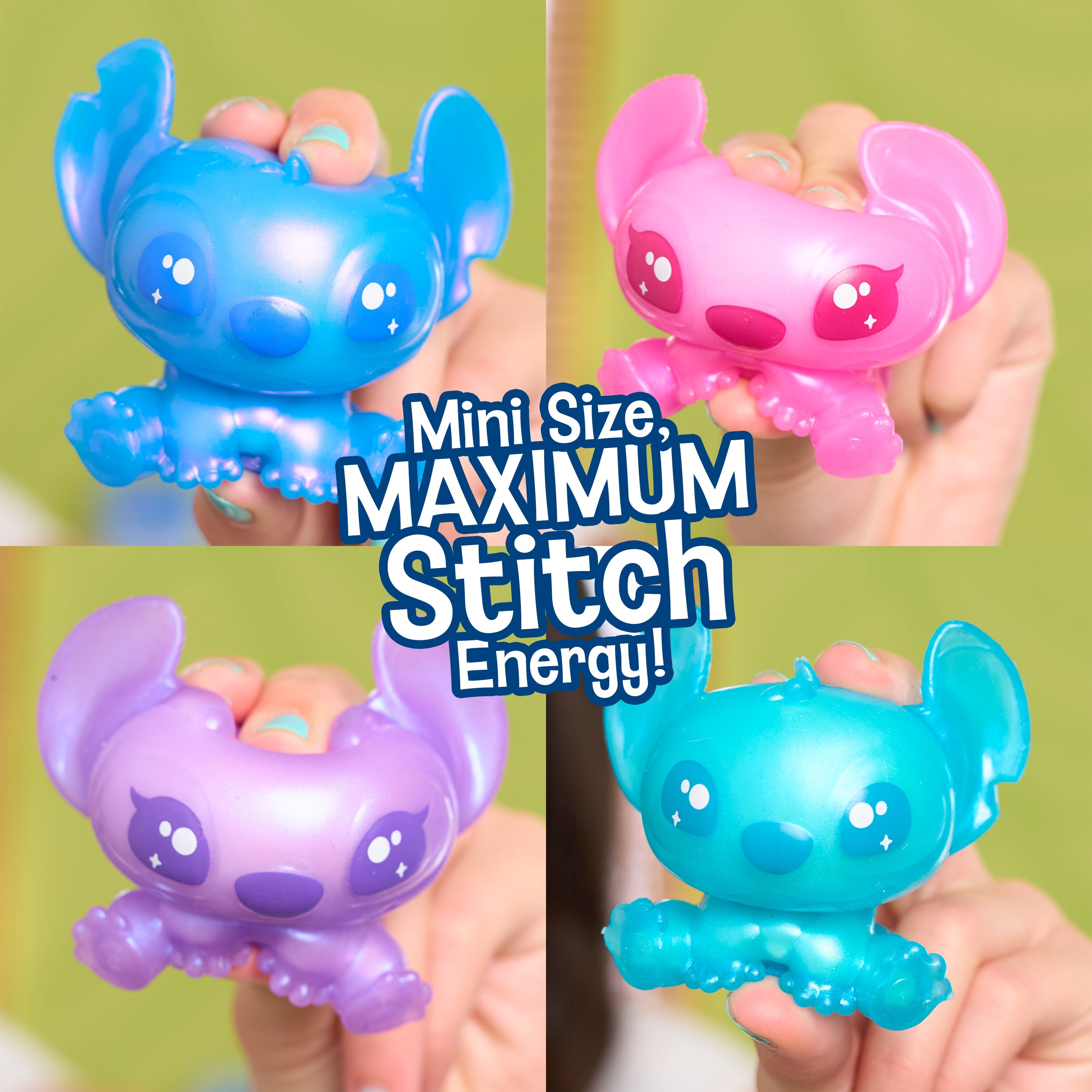 Disney Stitch Squish-a-Stitch Collectible Figures Blind Capsule - Series 3 , Squishy Fidget Toys, Ages 3+