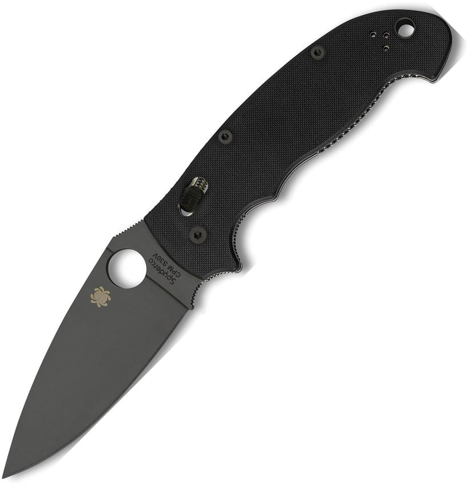 Spyderco Manix 2 XL Folding Knife 3.88" S30V Black Plain Blade, Black G10 Handles - C95GPBBK2