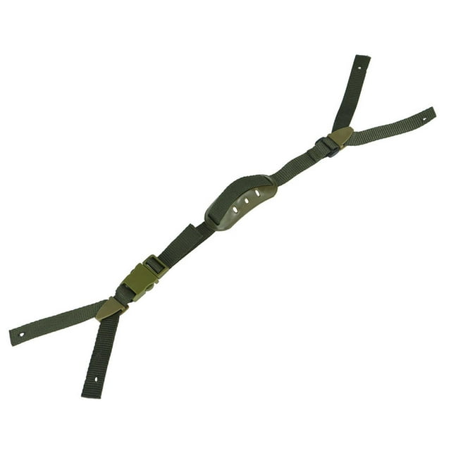 relayinert Sangle de Menton Rigide Ajustable avec Bonnet Menton Endurance Calmars Amovibles Pièce de Réparation Polyvalente et Robuste Trou Vert 45x3,5 cm 1 Ensemble
