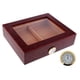 thumbnail image 1 of Higrómetro de violín de guitarra, Termómetro digital Medidor de humedad, Estuche de humidor de cigarros, Humidor de cigarros de viaje, Caja de cigarrillos, Humidor de cigarros de escritorio, 1 of 9