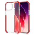 thumbnail image 2 of Funda transparente Yashi Anticaídas para iPhone 15 TPU Acrílico Gris Rojo vino, 2 of 5