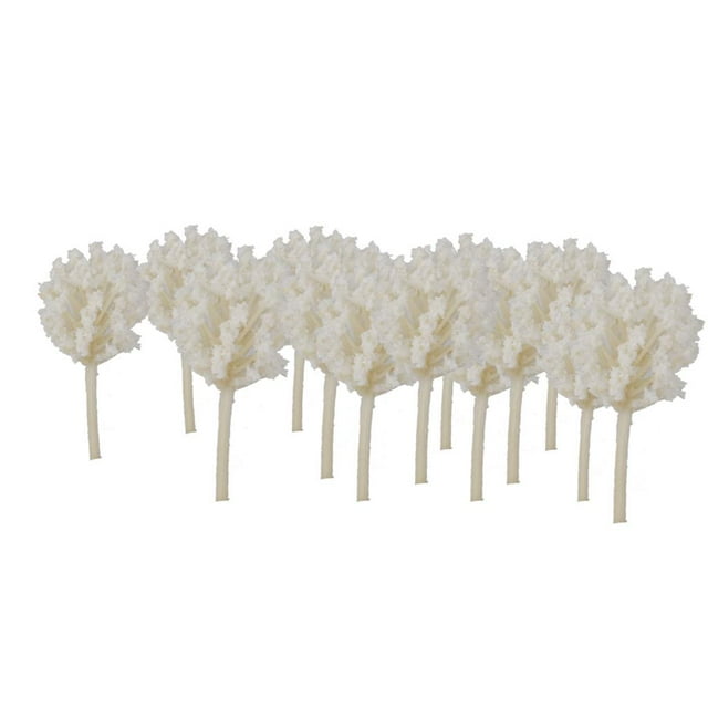 50pcs Modelo Tren Árboles Paisaje Paisaje 1: 300 Hugo Modelo de tren