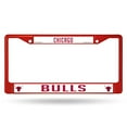 thumbnail image 2 of Chicago Bulls Anodized Red License Plate Frame, 2 of 2