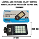 thumbnail image 5 of LÁMPARA LED CON PANEL SOLAR Y CONTROL REMOTO, GRADO DE PROTECCIÓN DE IP67, 150W, 13000MAH, 5 of 5