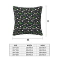 thumbnail image 2 of Throw Pillow Covers, funny Dinosaur eyes Soft Square Pillow Cases with Invisible Zipper for Couch Bed Sofa, Farmhouse Fall Home Decor 16"x16", 2 of 7