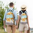 thumbnail image 6 of Lsque Cute Dog In Bathtub1 Pattern Canvas Daypack, Durable Backpack, High-quality Versatile Backpack,Vintage Compact Backpack-Small, 6 of 6