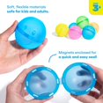 thumbnail image 2 of Juego de 6 globos de agua Hydroburst, juguetes de piscina reutilizables e identificables, 2 of 3