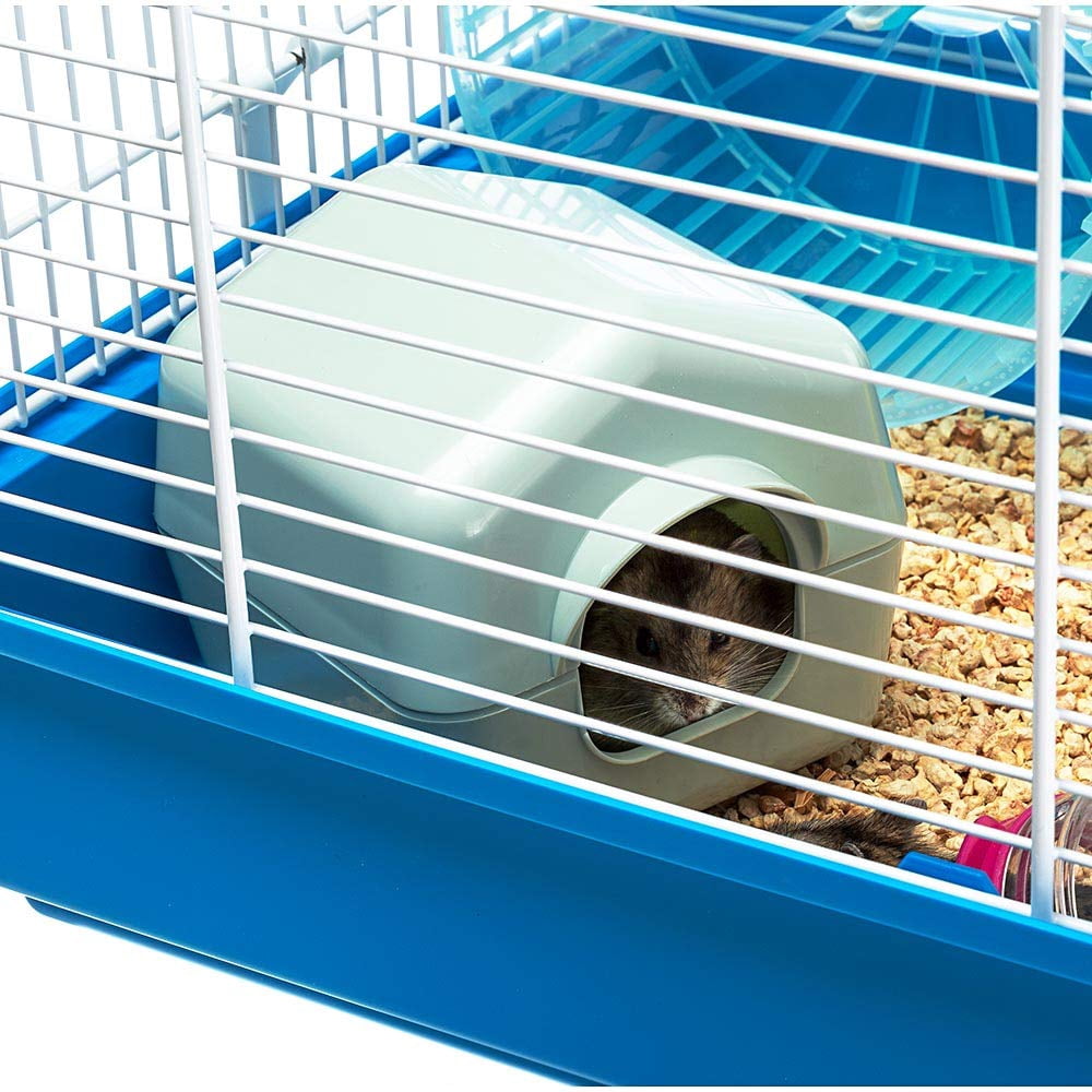 Paula Small Hamster Cage | Fun & Interactive Measures 18.11l X 11.61w 9.6h Includes All Accessories