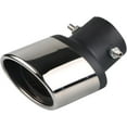 thumbnail image 2 of HAHDAXIA Car Bent Exhaust Muffler Tip Bolt-on Slant Cut Tailpipe Tip 2.5 Inch Inlet, 2 of 7