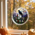 thumbnail image 4 of Halloween Skull Acrylic Puzzle Hanging Decor Set, Spooky Skeleton Ornaments for Wall Window Tree Indoor Party Black, 4 of 6