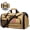 Brown, variant on 45L 2-in-1 Gym Duffle Bag for Men, Travel Backpack with Shoe & Wet Pocket, Overnight Carry-on Bag
