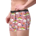 thumbnail image 2 of Yiaed Cartoon Chicken Print Men's Soft Cotton Boxer Shorts Breathable Boxers Underwear Moisture-Wicking Underwear Stretch Boxer Briefs for Man-X-Large, 2 of 5