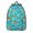 Mushroom and Leaf, variant on Mushroom and Leaf Blue Pattern Backpack for School, Cute School Bag with Adjustable Shoulder Straps and Padded Back, 15.7"x11.8"x5.5"