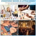 thumbnail image 6 of Little Jesus Figures Mini Figurines to Hide Small Rubber Jesus Toys 6 Styles Little Jesus Figures to Hide and Seek for Religious Party Favors Easter Egg Stuffers Sunday School Baptism Gifts(24 Pcs), 6 of 7