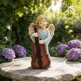 thumbnail image 6 of Angel Playing Cello Figurine – Hand-Painted Resin Music Angel Statue, 7.09 Inches, Perfect for Religious and Holiday Decorations, Ideal Gift for Music Lovers, 6 of 9