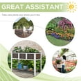 thumbnail image 5 of Outsunny 47'' x 23'' Raised Garden Bed w/ Storage Shelf, 2 Tiers Elevated Planter Box Stand for Vegetables, Flowers, Herbs Backyard, Patio, Balcony, 5 of 9