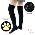 thumbnail image 2 of Littleforbig Thigh High Cosplay 3D Night-Glow Paw Pad Silicone Kitten Over The Knee Silk Stockings - Pink/Black, 2 of 5
