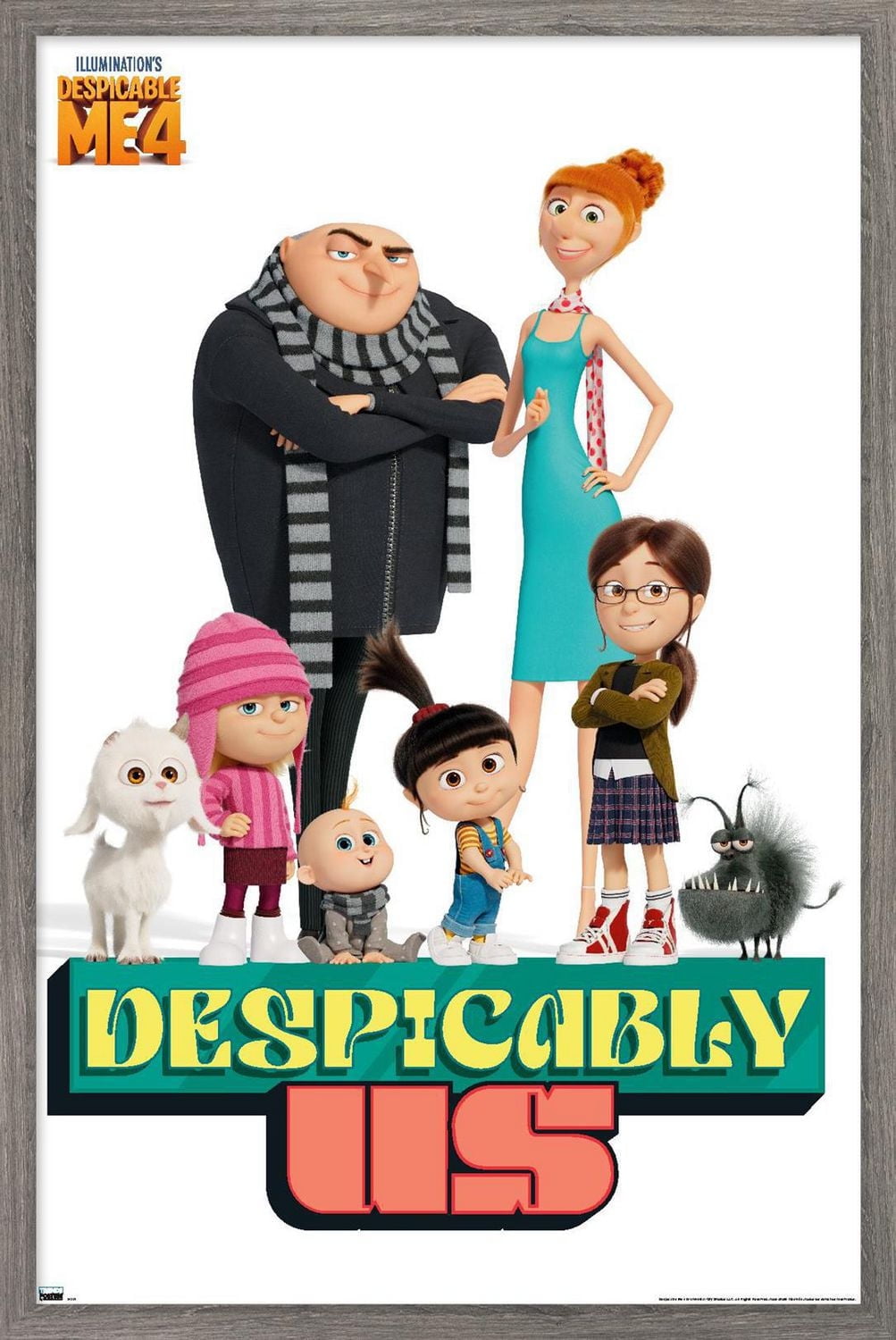Illumination Despicable Me 4 - Despicably Us Wall Poster, 14.725" x 22.375"