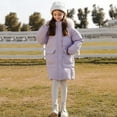 thumbnail image 5 of MKOSPLRT Long Puffer Coats for Girl with Faux Fur Hood Warm Thicken Winter Coats Solid Quilted Jackets Down Coats Outwear 3-15Y, 5 of 7
