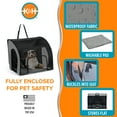 thumbnail image 4 of K&H Pet Products Travel Safety Carrier for Pets Gray/Black Large 29.5 X 22 X 25.5 Inches, 4 of 10
