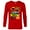 New Red, variant on Disney and Pixar’s Cars Race Time Lightning McQueen Racing - Long Sleeve T-Shirt for Men - Customized-Navy