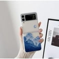 thumbnail image 1 of Snow Mountain Sunset Ultra Thin Matte Clear Phone Case Compatible With Samsung Galaxy Z Flip 3, 1 of 3