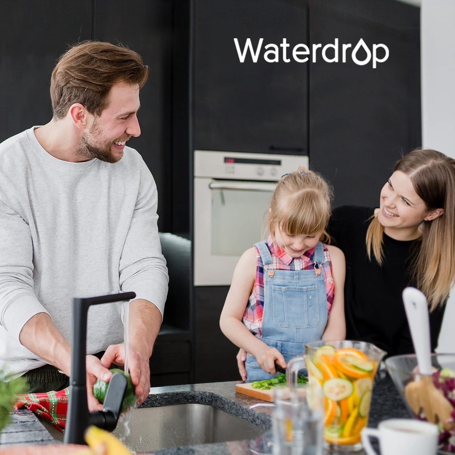 Waterdrop WF10PG 5 Micron 4.5" x 10" Sediment Filter and Activated Carbon Filter, Replacement Cartridge for WFH21-PG Whole House Water Filtration System