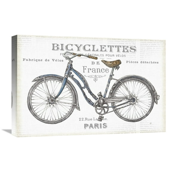 Global Gallery's 'Bicycles II' by Daphne Brissonnet Stretched Canvas Wall Art