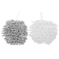 thumbnail image 1 of 2pcs Chenille Hanging Hand Towel Bathroom Quick Dry Hand Towel Absorbent Hand Towel, 1 of 5