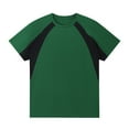 thumbnail image 5 of New Summer Arrivals YLSDY Men's Summer Workout T-Shirts Quick Dry Breathable Surfing Sporty Tees 2025 Fashion Color Block Oversized Tshirts Green XL, 5 of 8