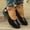 Black, variant on Willtoo Women's Ballet Flats Business Office Work Dress Shoes Low Wedge Round Toe Slip-Ons Comfortable Dressy Casual Flats for Women Black