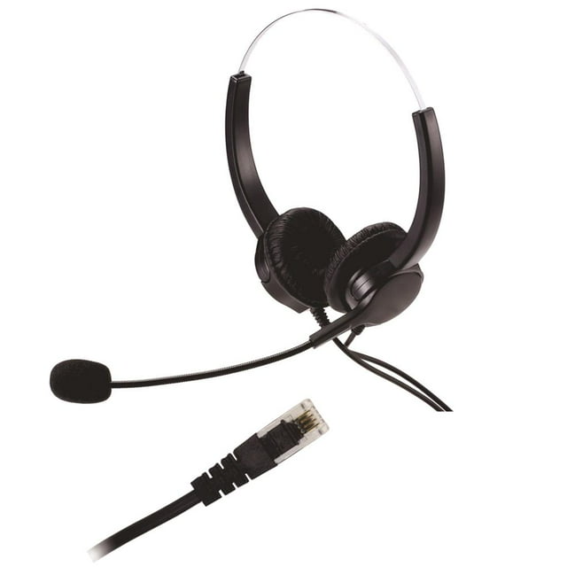 facefd Câblé Centre d'Appel Casque PC Casque avec Microphone d'Annulation de Bruit