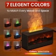 thumbnail image 2 of Humidificador de aire con difusor de llama para chimenea Omnexa con 7 colores, 2 of 7
